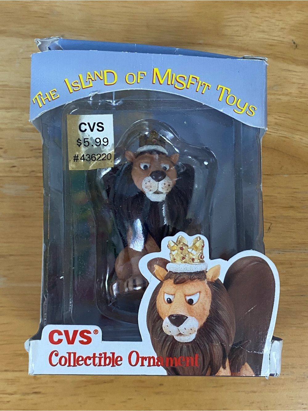 Vintage 1999 Rudolph Island of Misfit Toys Ornament King Moonracer Enesco CVS